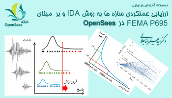تحلیل IDA سازه ها در OpenSees بر مبنای FEMA P695