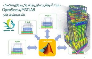 بسته آموزش تحلیل دینامیکی موازی با OpenSees و MATLAB